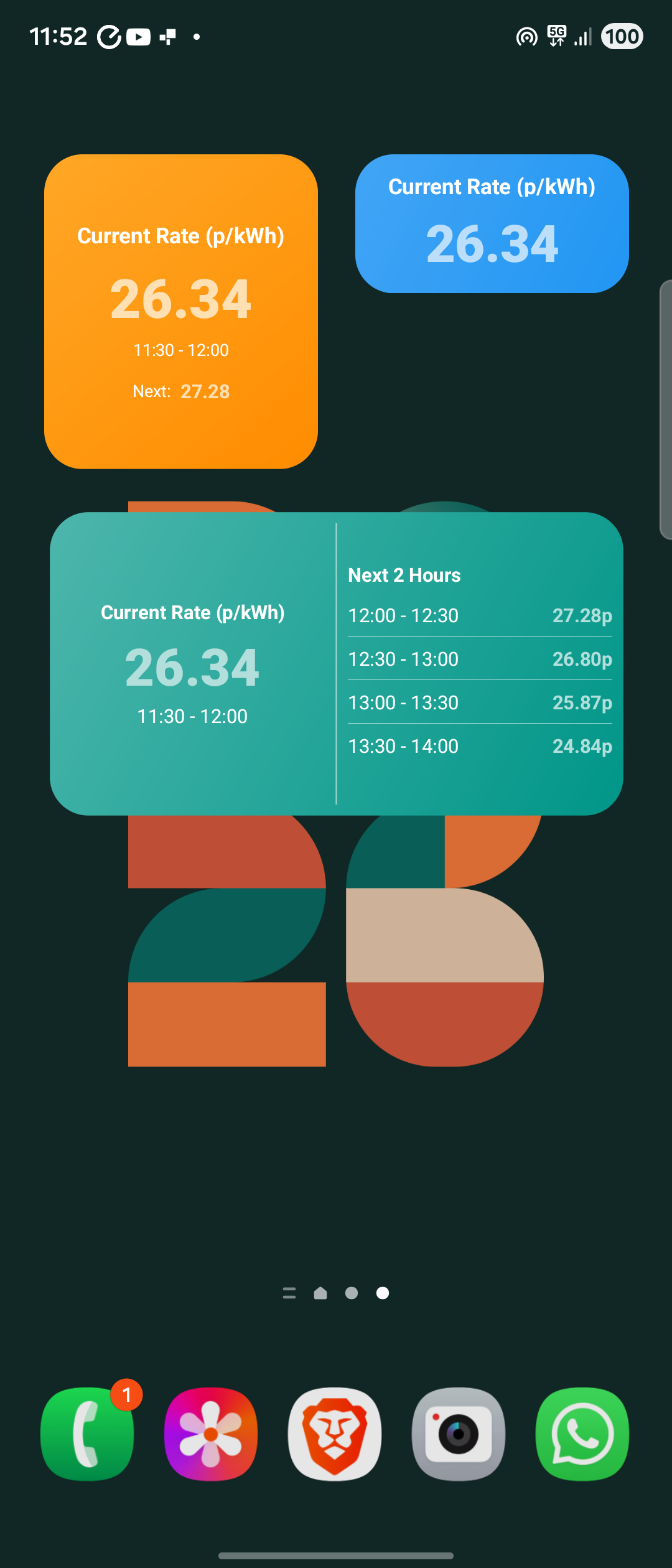 OctoDash theme options
